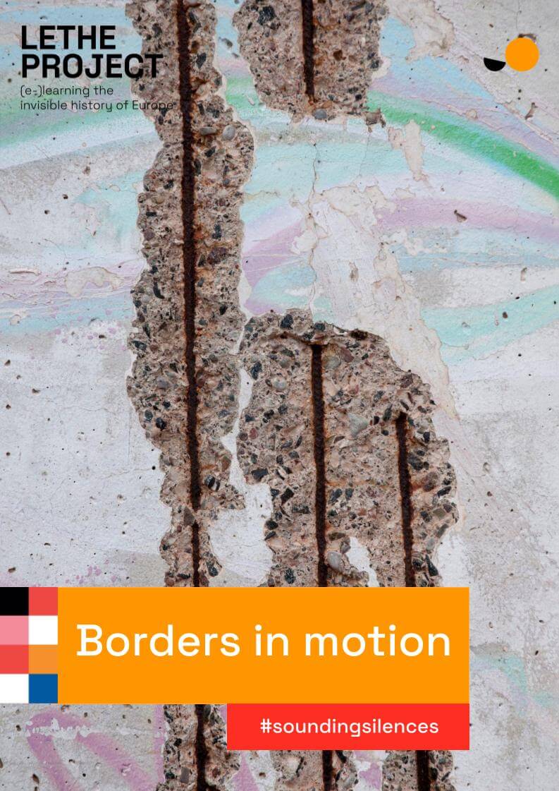 Portada que recoge uno de los temas y perspectivas que se desarrollan en el proyecto: Borders in motion.
