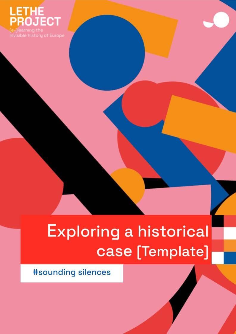 Portada que ilustra el contenido del documento: Plantilla para explorar los casos e historias